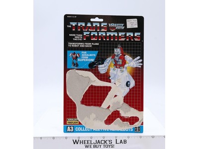 Fireflight Cardback Vintage 1986 G1 Transformers Hasbro Action Figure