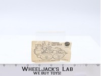 Attak Trak Seat Belt Instructions Mattel 1983 Vintage