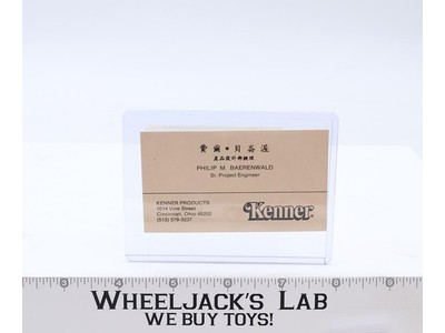 Vintage Kenner Employee Business Card Philip M. Baerenwald Sr. Project Engineer