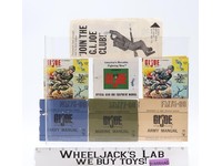 Lot of 7 Vintage Catlog Booklets Membership Instructions Flyers GI Joe Hasbro