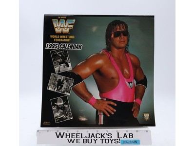 Bret Hart WWF Calendar 1995 Landmark Calendars 12x12 NEW