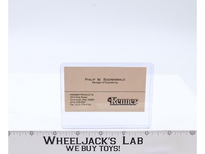 Vintage Kenner Employee Business Card Manger of Engineering