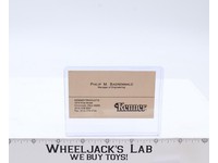 Vintage Kenner Employee Business Card Manger of Engineering