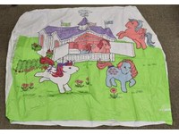 Play Tent Play House Vinyl My Little Pony 1983 Hasbro Ero Leisure Vintage