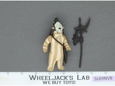 Logray Ewok 100% Complete Star Wars ROTJ 1983 Vintage Kenner NO REPRO