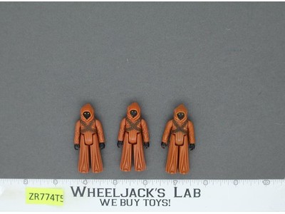Lot of 3 Jawas Star Wars 1977 Kenner Vintage Action Figures