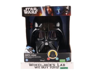 Darth Vader Voice Changer Mask Obi Wan Kenobi Star Wars WORKS 2022 Hasbro Disney