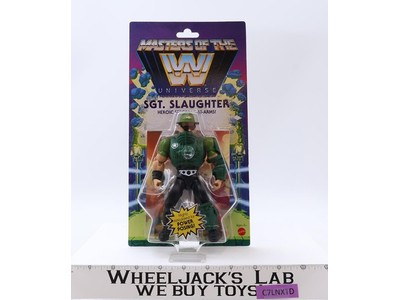 SGT. Slaughter Masters of the WWE Universe 2020 Mattel Figure NEW MOSC SEALED