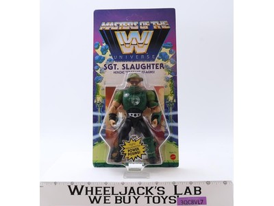 SGT. Slaughter Masters of the WWE Universe 2020 Mattel Figure NEW MOSC SEALED