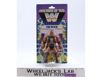 The Rock Masters of the WWE Universe 2020 Mattel Action Figure NEW MOSC SEALED