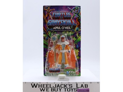 April O'Neil Turtles of Grayskull 2024 Mattel Action Figure NEW MOSC SEALED