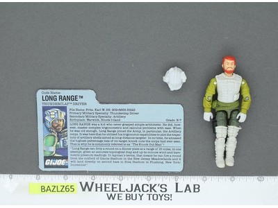 Long Range V1 1989 G.I. Joe Hasbro Vintage Action Figure