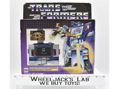 Soundwave Hasbro Milton Bradley MB Complete MIB 1986 Vintage G1 Transformers