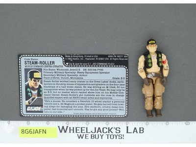 Steam-Roller V1 G.I. Joe 1987 Hasbro Vintage Action Figure