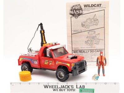 Wildcat W/Buddy Clutch Hawkins 100% Complete MASK M.A.S.K. 1987 Kenner NM
