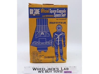Official Space Capsule W/ Box and Figure GI Joe 1966 Hasbro Action Pilot Vehicle