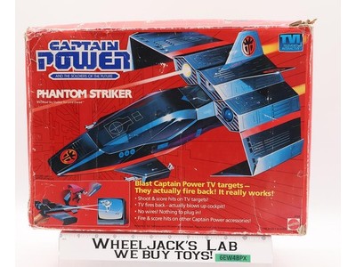 Phantom Striker Complete Captain Power 1987 Mattel Vintage Action Figure Vehicle