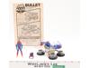 Bullet Motorcycle W/Ali Bombay 100% Complete 1987 M.A.S.K. Kenner Vintage