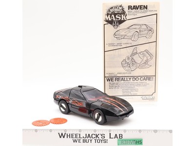 Raven Black Corvette 1986 MASK M.A.S.K. Vintage Kenner Action Figure Vehicle
