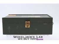G.I. Joe Wooden Footlocker 1964 Hasbro Vintage Action Figure Accessory