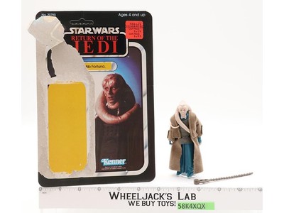 Bib Fortuna 100% Complete 65 Back-B Star Wars ROTJ 1983 Kenner Figure NO REPRO