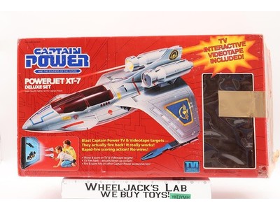 Powerjet XT-7 Complete Captain Power 1987 Mattel Vintage Action Figure Vehicle
