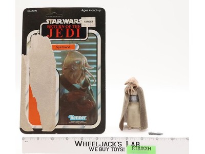 Squid Head 100% Complete 65 Back-A Star Wars ROTJ 1983 Kenner Figure NO REPRO