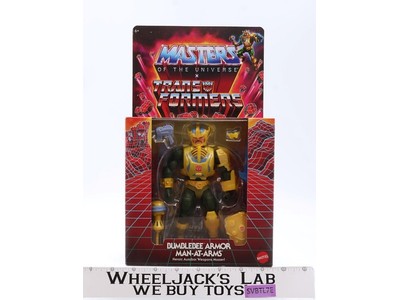 Man-At -Arms Bumblebee Armor Master of the Universe X Transformers Mattel MISB