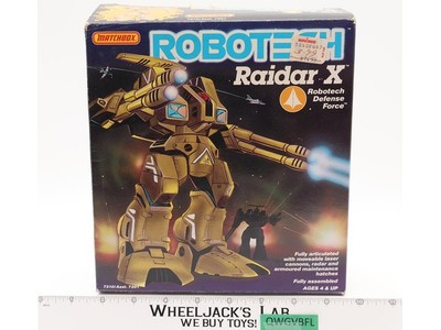 Raidar X  Robotech Matchbox 1985 Vintage 7" Action Figure W/ Original Box