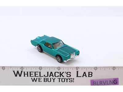 Custom Continental Mark III Aqua 1968 1969 Redline Hot Wheels Mattel Vtg RL NM