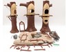 Endor Ewok Village 100% Complete W/Box Star Wars 1983 Kenner Vintage Playset