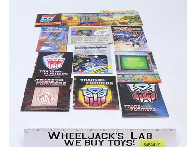 Lot of 12 Transformers Catalogs G1 Vintage Booklet Action Figure