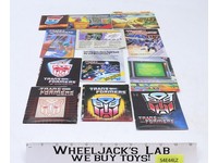 Lot of 12 Transformers Catalogs G1 Vintage Booklet Action Figure