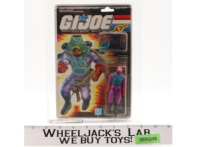 Toxo-Viper AFA GRADED 75+ 80/75/85 GI Joe 34-Back 1988 Hasbro Figure NEW SEALED