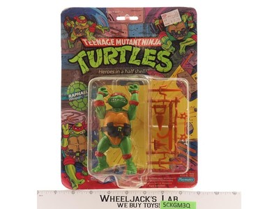 Raphael 10-Back TMNT 1988 Playmates Vintage Action Figure NEW SEALED