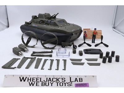 Killer W.H.A.L.E. Hovercraft 100% Complete W/Cutter G.I. Joe 1984 Hasbro Vehicle