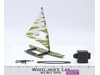 Manta Windsurfer Board 100% Complete G.I. Joe 1984 Hasbro Vintage Vehicle