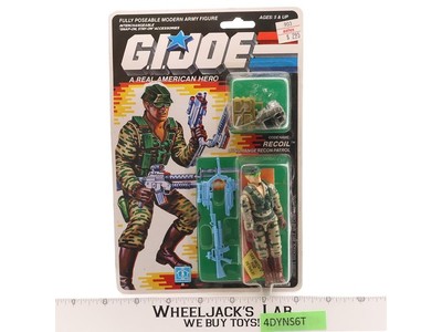 Recoil 34 Back GI Joe 1989 Hasbro Vintage Action Figure NEW MOSC SEALED