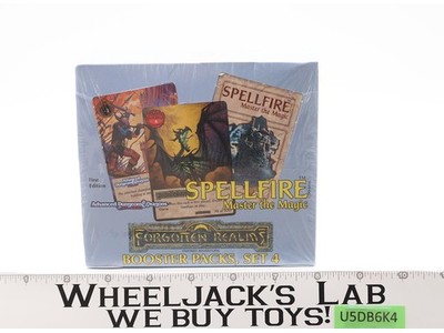 Spellfire Forgotten Realms Booster Packs Set 4 AD&D 1994 TSR Cards NEW SEALED