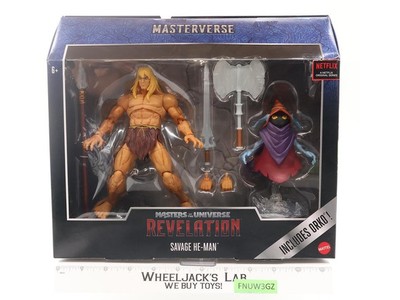 Savage He-Man Masters of the Universe Revelation Masterverse Mattel NEW MIB