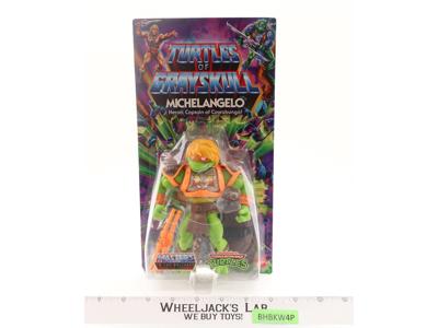 Michaelangelo Turtles of Grayskull TMNT 2024 Mattel Action Figure NEW SEALED