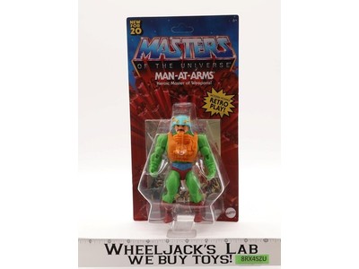 Man-At-Arms Masters of the Universe 2020 Mattel Action Figure NEW MOSC SEALED