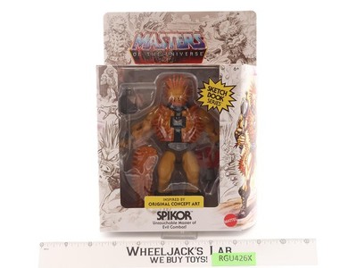 Spikor Sketch Book Series Masters of the Universe MOTU Mattel Figure NEW SEALED