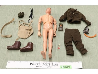 British Commando ASOW Red Foreign Head GI Joe 1966 Hasbro Vintage Action Figure