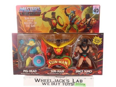 Sun-Man and the Rulers of the Sun Masters of the Universe 2022 Mattel NEW SEALED