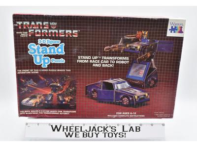 Bluestreak Action Figure 3D Jigsaw Puzzle Complete Hasbro G1 Transformers 1986