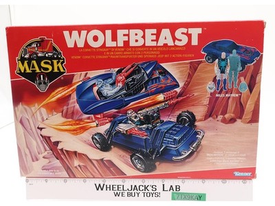 Wolfbeast Miles Mayhem W/BOX & INSERT 100% Complete MASK Split Seconds Vintage