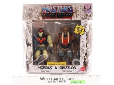 Hordak & Grizzlor Sketch Book Series Masters of the Universe Mattel NEW SEALED