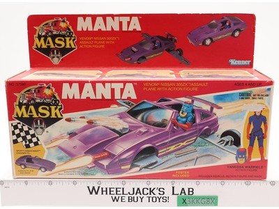 Manta W/ Vanessa Warfield & BOX 100% Complete MASK M.A.S.K.1985 Kenner Action