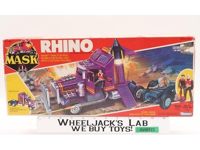 Rhino Matt Trakker Bruce Sato 100% Complete W/ Box MASK Kenner Vintage